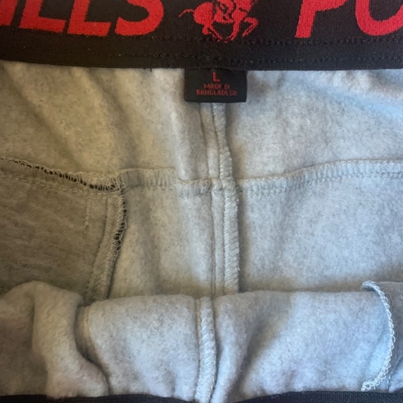 BAEVERLY HILLS POLO CLUB.SPORTS OVERAL FOR MEN. COLOR GREY HEATHR. SIZE L. - Picture 6 of 7